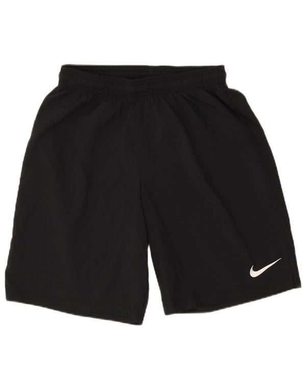 NIKE Ženske Dri Fit Sportske kratke hlače UK 14 veliki crni poliester