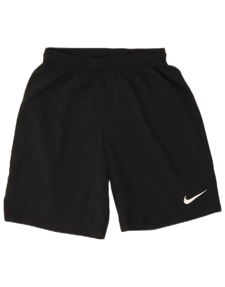 NIKE Ženske Dri Fit Sportske kratke hlače UK 14 veliki crni poliester