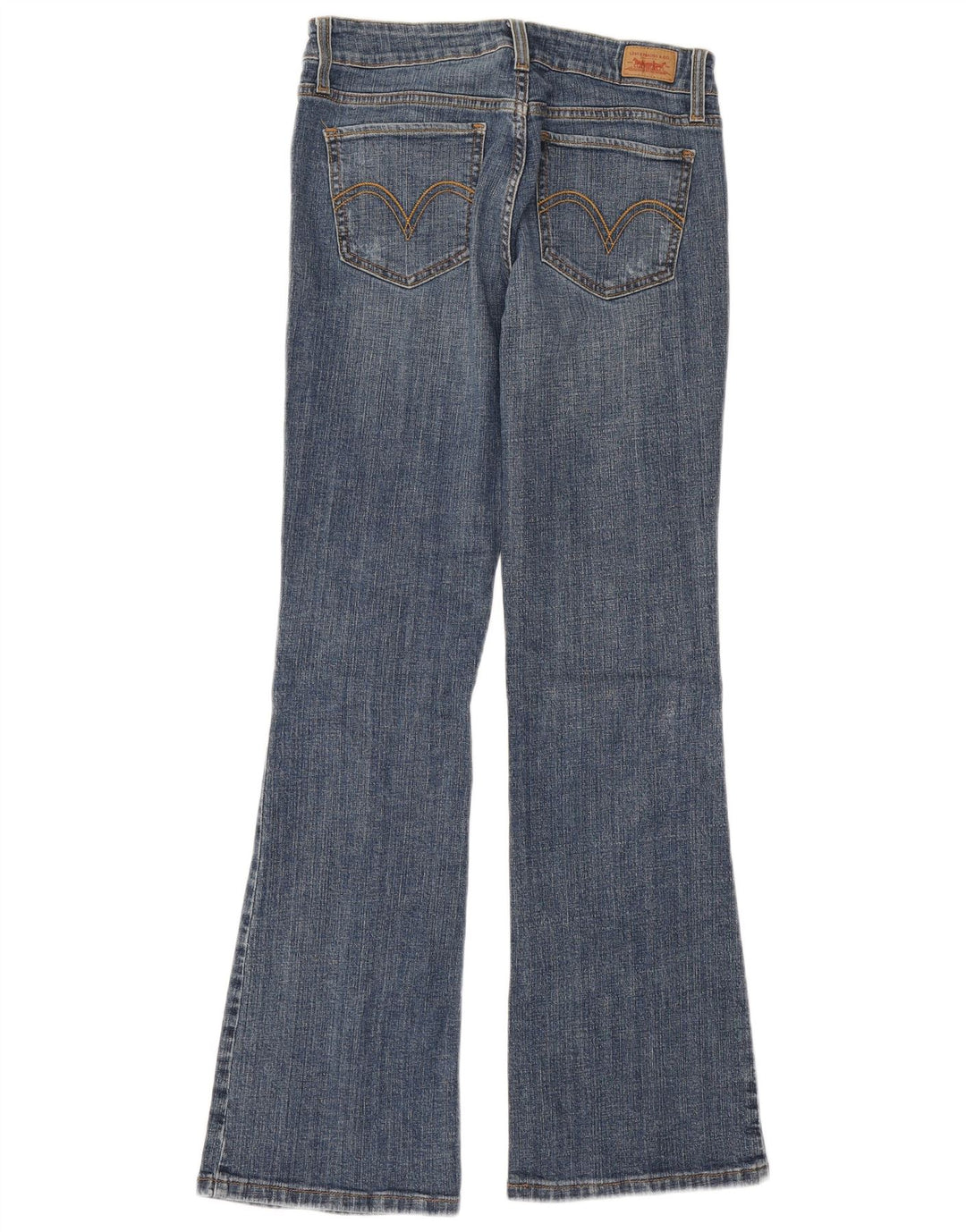 LEVI'S ženske 518 super niske traperice US 5 srednje W28 L31 plavi pamuk