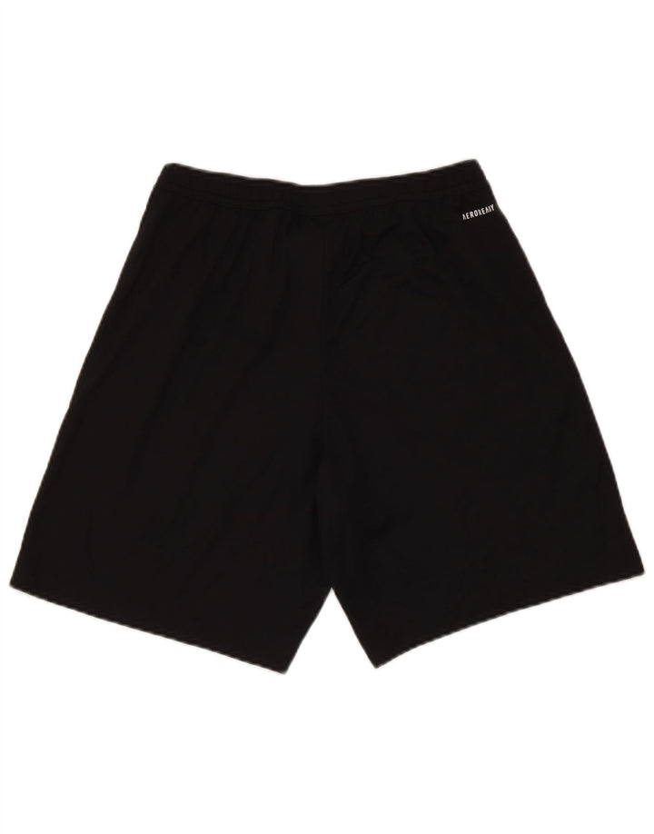 Male crne sportske kratke hlače Adidas Aeroready Graphic od poliestera