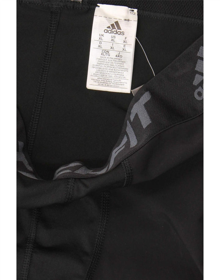 Adidas muške tajice Climalite Graphic XL crni poliester