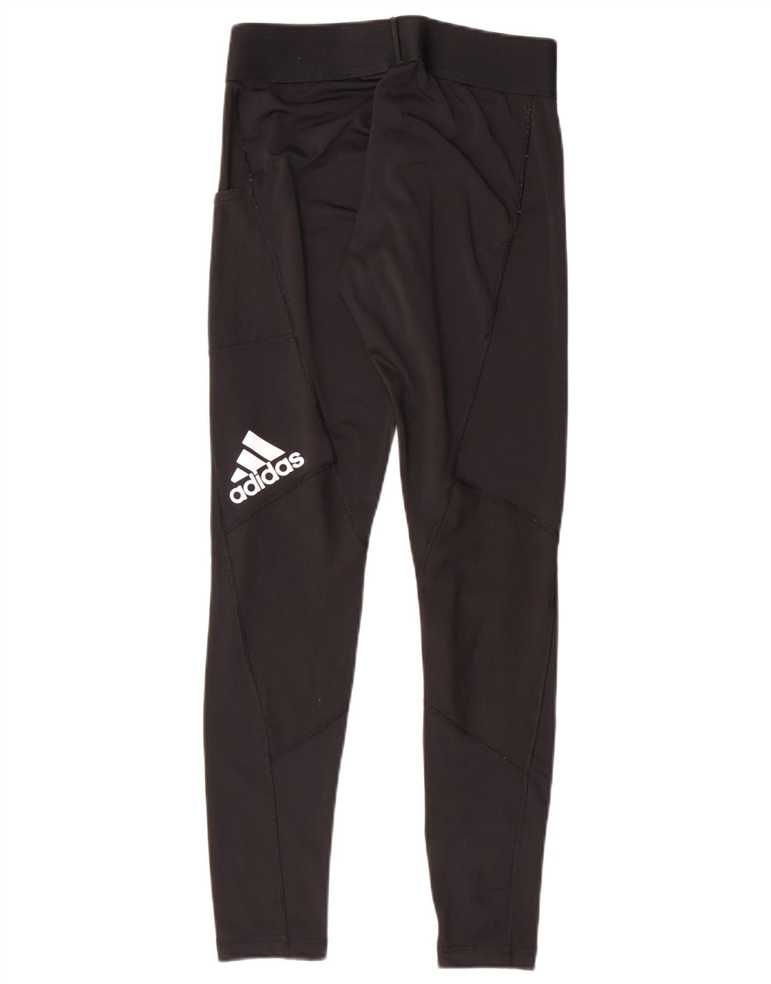 Adidas ženske Tech Fit Graphic tajice UK 12/14 srednje crne