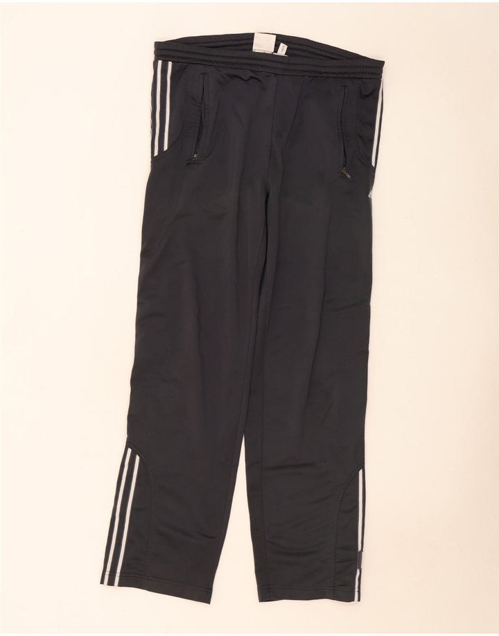 Adidas muške trenirke srednje crne poliesterske hlače