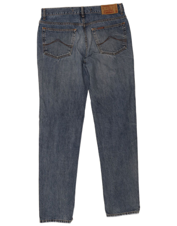 Carrera Mens 700 Regular Slim Jeans W36 L34 Plavi pamuk