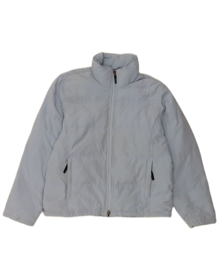 MUSTO Ženska podstavljena jakna UK 14 Veliki plavi najlon