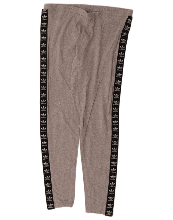 Adidas ženske grafičke tajice UK 16 Large Grey Colourblock Pamuk