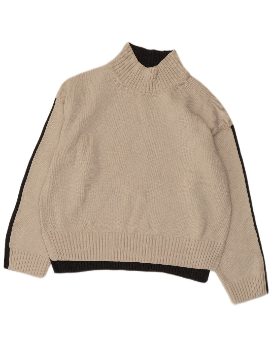 MARKS & SPENCER Ženski džemper s kornjačičastim ovratnikom UK 14 Srednje bijela