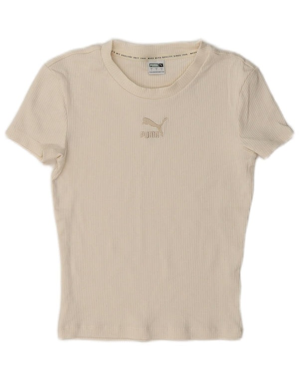 Puma ženska majica kratkih rukava s grafičkim motivima UK 10 Small Off White
