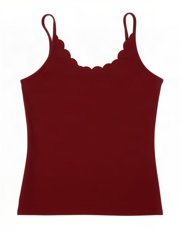 Ellesse Ženski Cami Top UK 12 Srednje kestenjasti poliamid