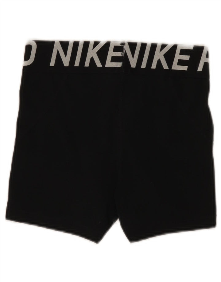 Nike ženske kratke sportske hlače s grafičkim motivima UK 8 male crne poliesterske