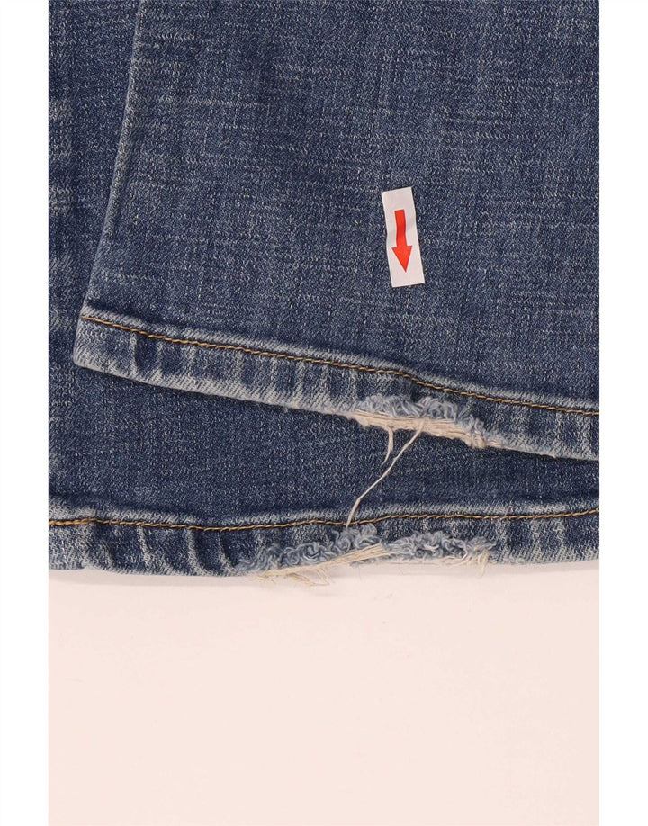 Lee Ženske Bootcut Jeans W27 L33 Blue Cotton
