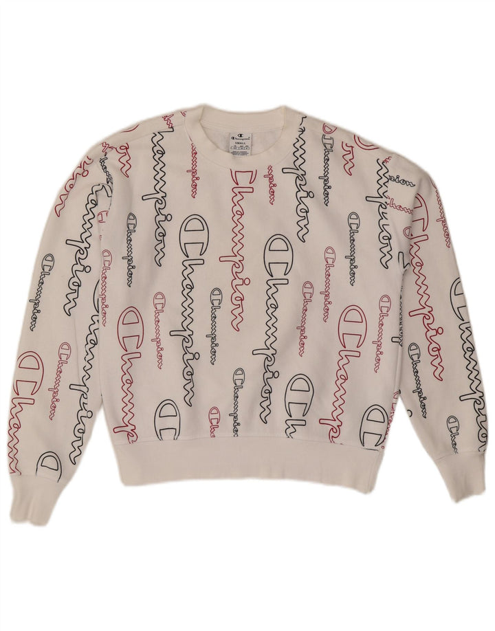 CHAMPION Ženska prekomjerna trenirka s grafičkim motivima UK 10 Mala bijela