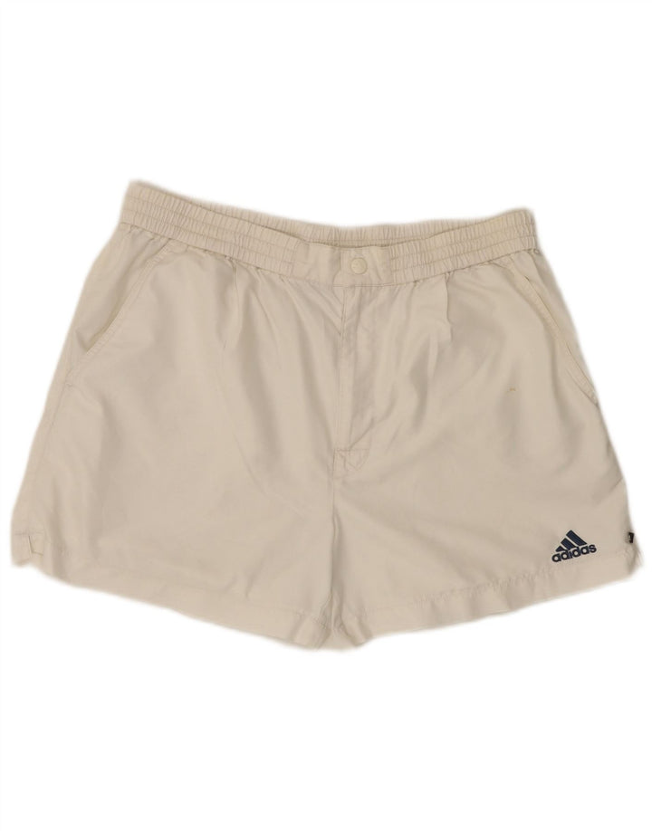 Adidas muške kratke hlače za plivanje srednje bijele boje od poliestera