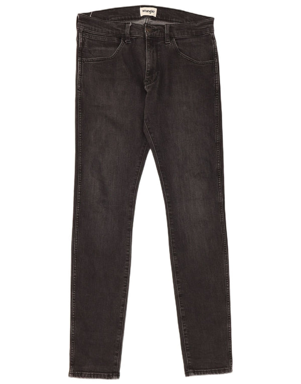 Wrangler Mens Bryson Slim Jeans W30 L34 Grey Cotton