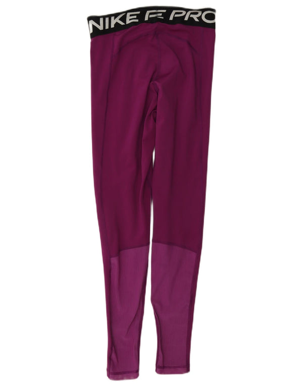 Nike ženske grafičke tajice UK 8 Small Purple Colourblock