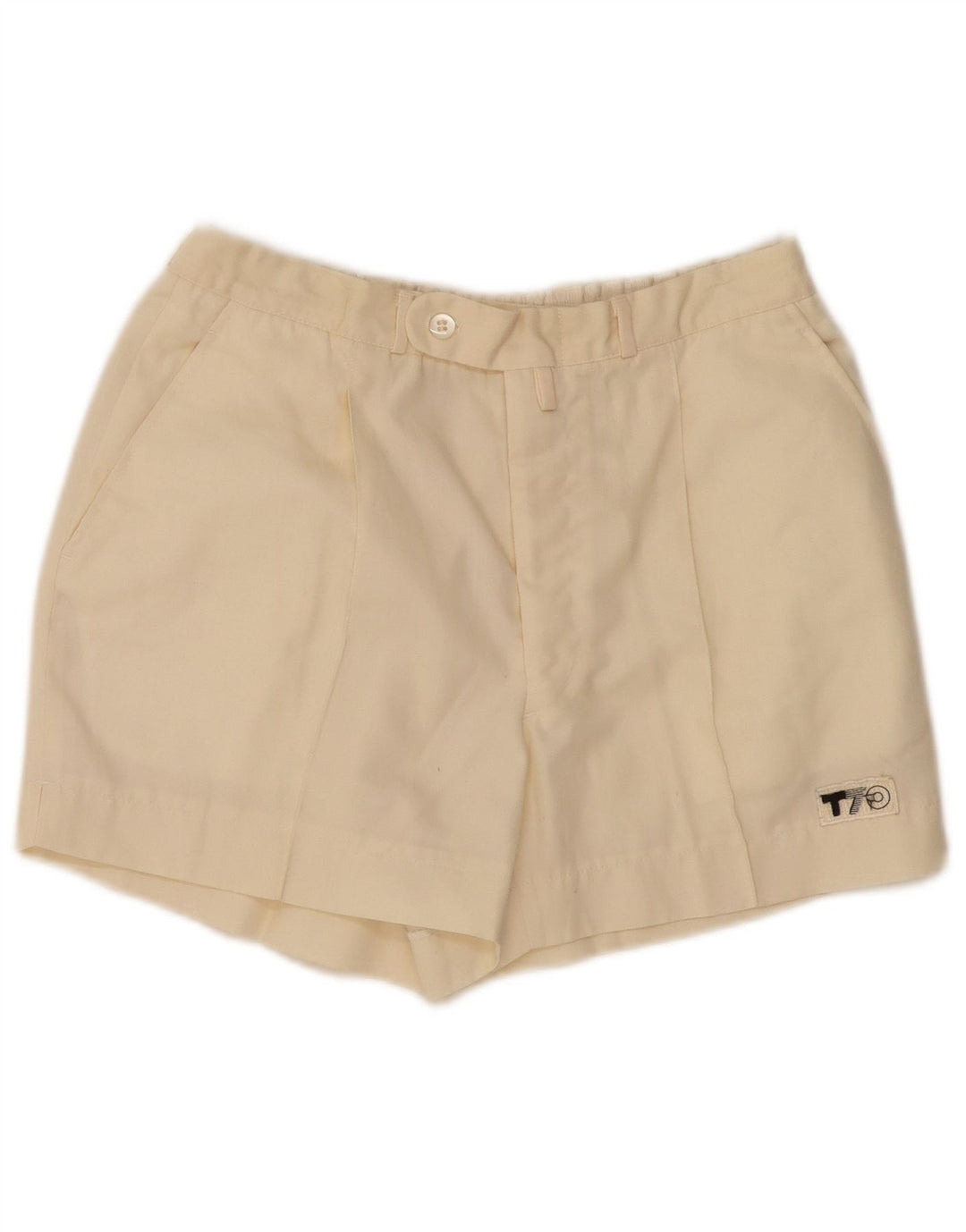 VINTAGE Ženske chino kratke hlače W28 srednje bijele boje