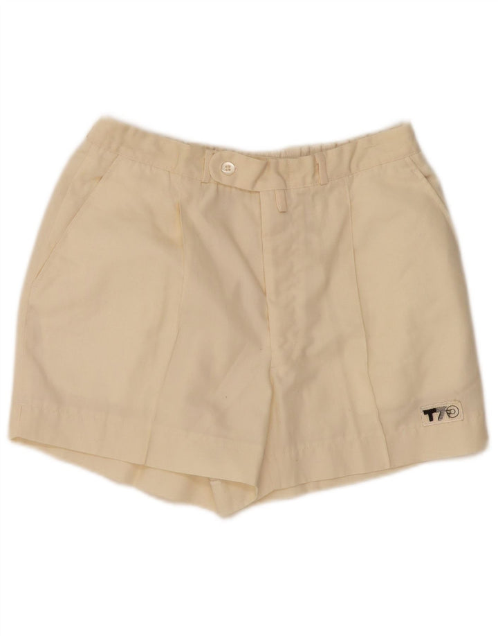VINTAGE Ženske chino kratke hlače W28 srednje bijele boje