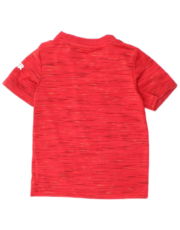 Majica kratkih rukava Adidas Boys Manchester United Graphic T-Shirt 2-3 Years Red Flected