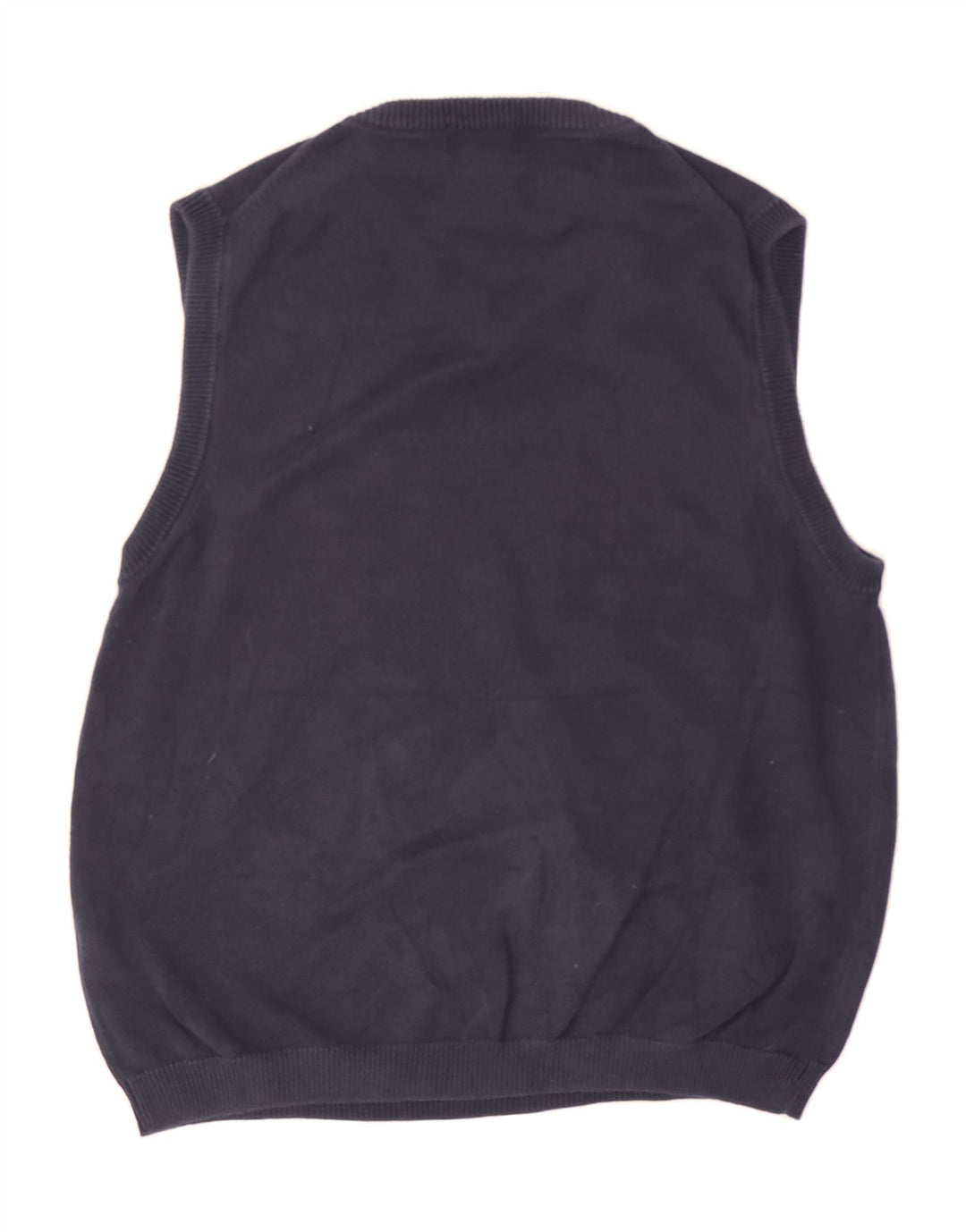 EDDIE BAUER Mens Vest Tank Top Medium Navy Blue Cotton Vintage Eddie Bauer and Second-Hand Eddie Bauer from Messina Hembry 