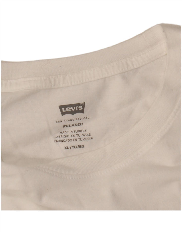Levi's muška majica kratkih rukava opuštenog kroja XL bijela