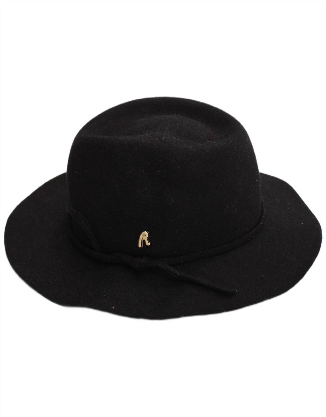 Replay ženski Fedora šešir jedne veličine, crna vunena klasika