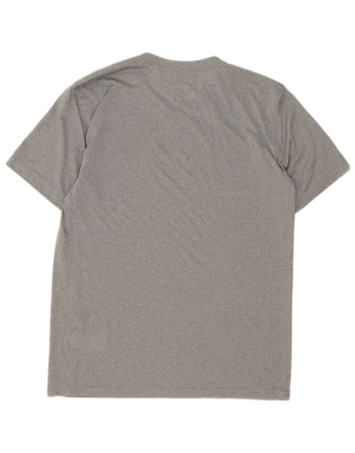 Nike Dri Fit majica kratkih rukava srednje sivi poliester