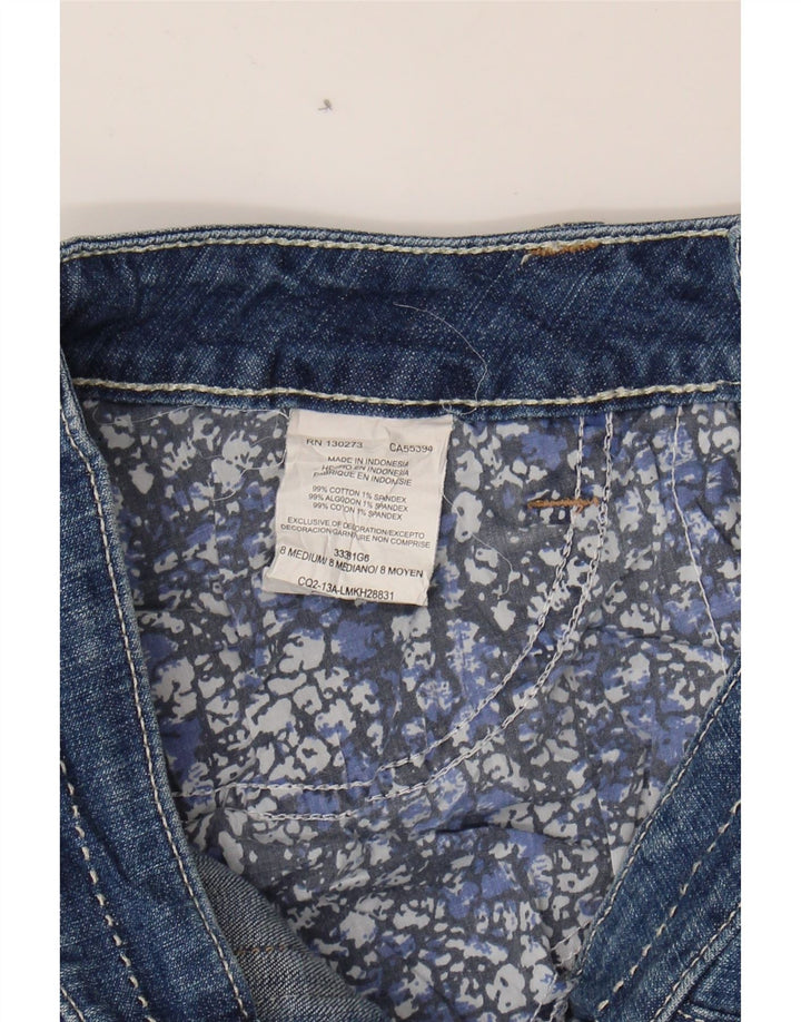 LEE Womens Slender Secret Denim Shorts US 8 Medium W30 Blue Cotton Vintage Lee and Second-Hand Lee from Messina Hembry 