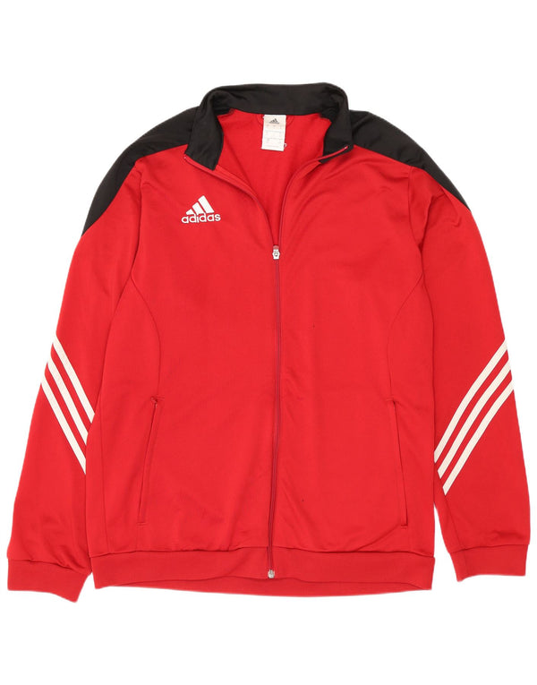 Adidas muška gornja jakna od trenirke, veliki crveni poliester