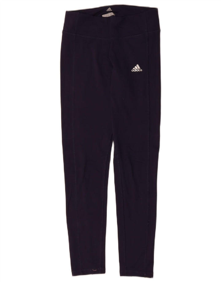 ADIDAS ženske Climawarm tajice UK 8/10 Male tamnoplave poliesterske