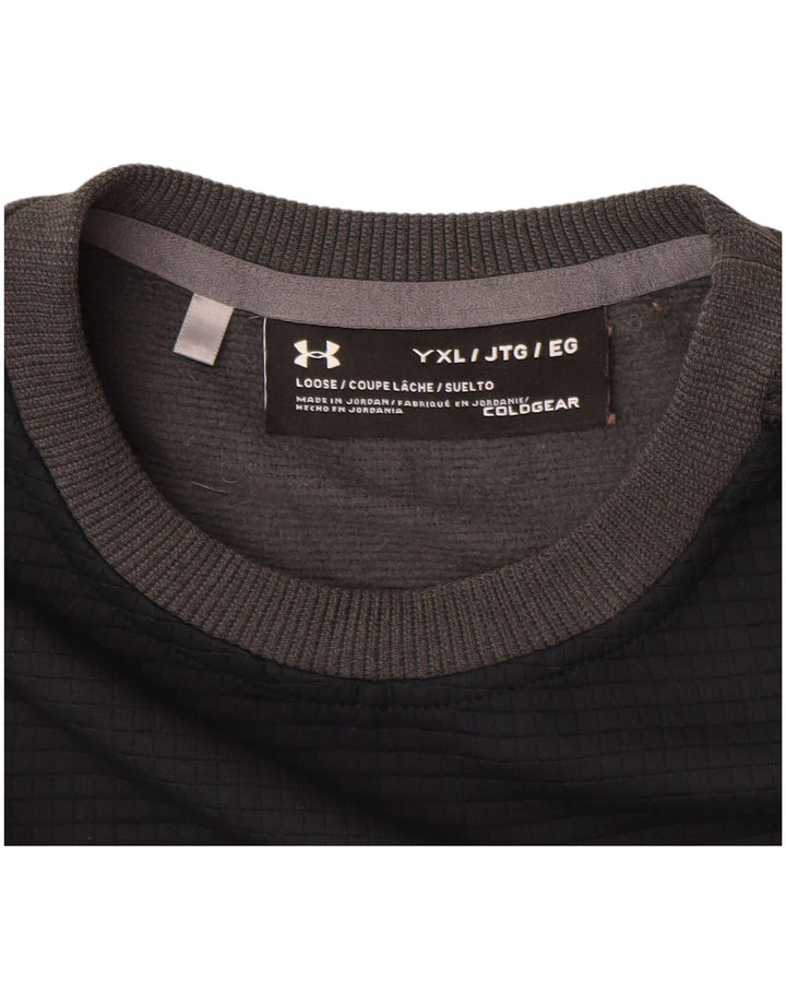 UNDER ARMOUR Cold Gear majica za dječake 13-14 godina XL siva