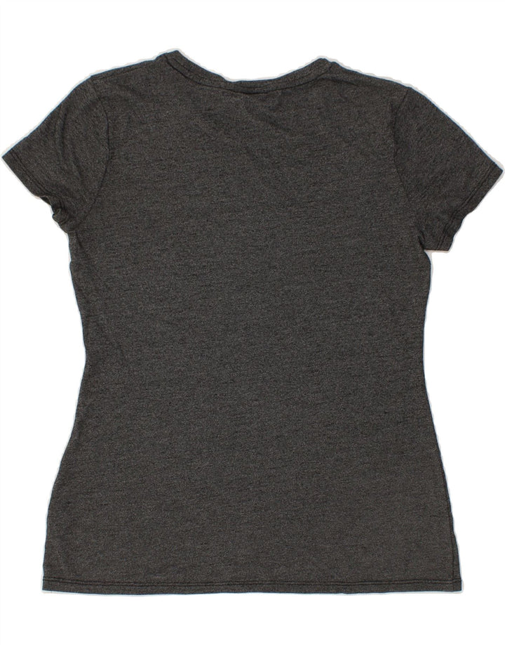 MOSSIMO Womens T-Shirt Top UK 12 Medium Grey Cotton Vintage Mossimo and Second-Hand Mossimo from Messina Hembry 