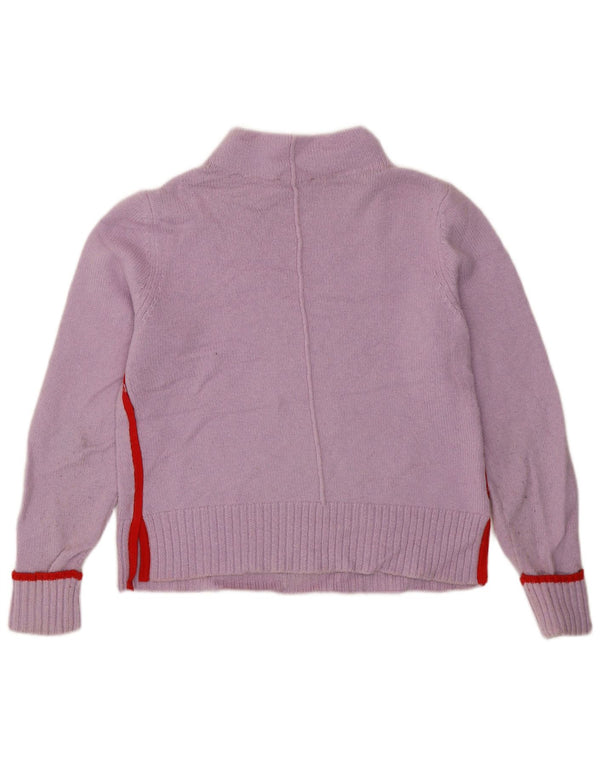 MINT VELVET Ženski džemper s kornjačičastim ovratnikom UK 12 Srednje ljubičasti poliamid