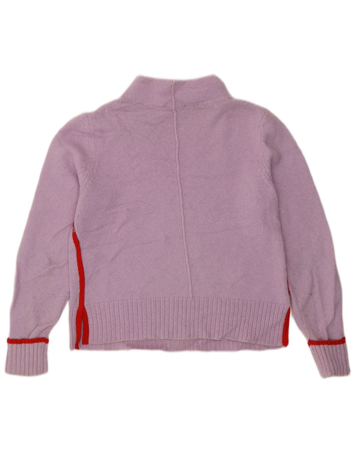 MINT VELVET Ženski džemper s kornjačičastim ovratnikom UK 12 Srednje ljubičasti poliamid
