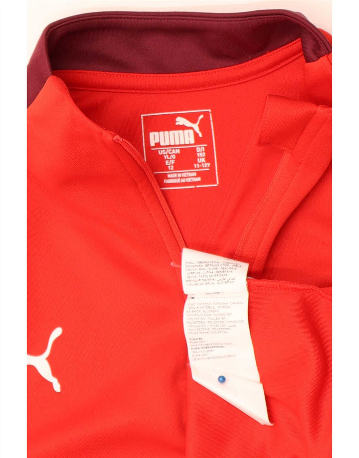 Puma majica s izrezom i trenirkom za dječake, 11-12 godina, crvena