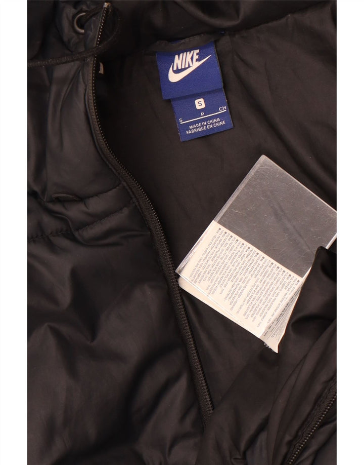 Nike ženska podstavljena jakna s kapuljačom UK 10 mala crna poliester