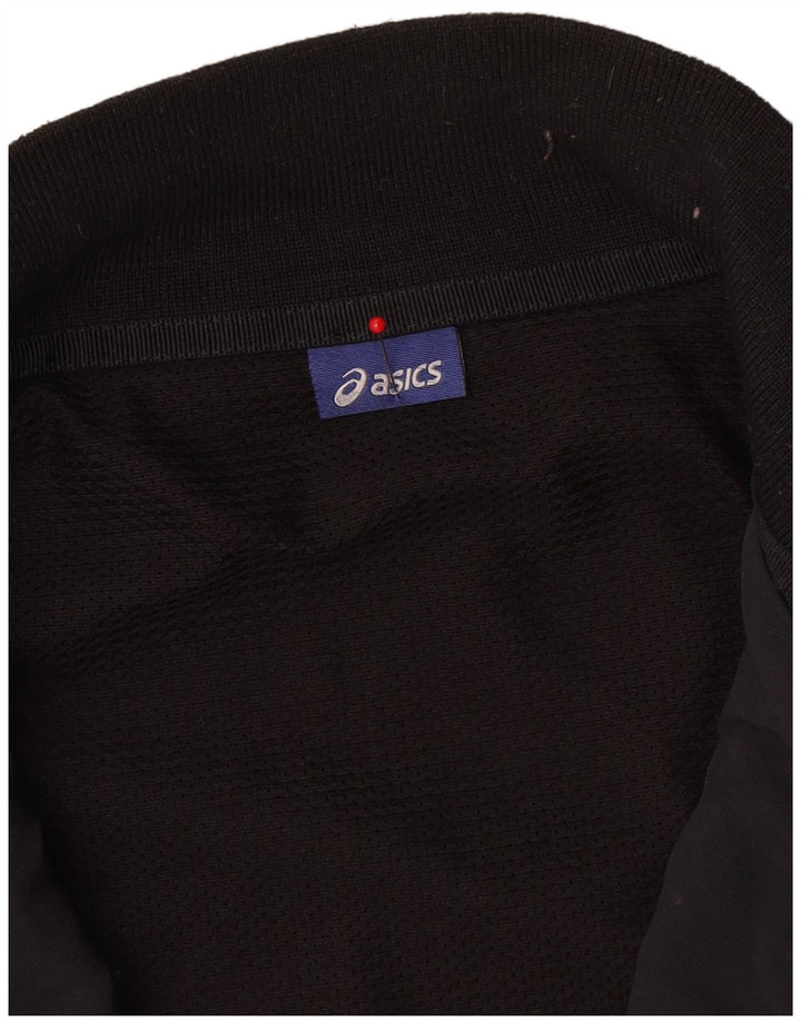 Asics muška gornja jakna trenirke velika crna poliamidna boja