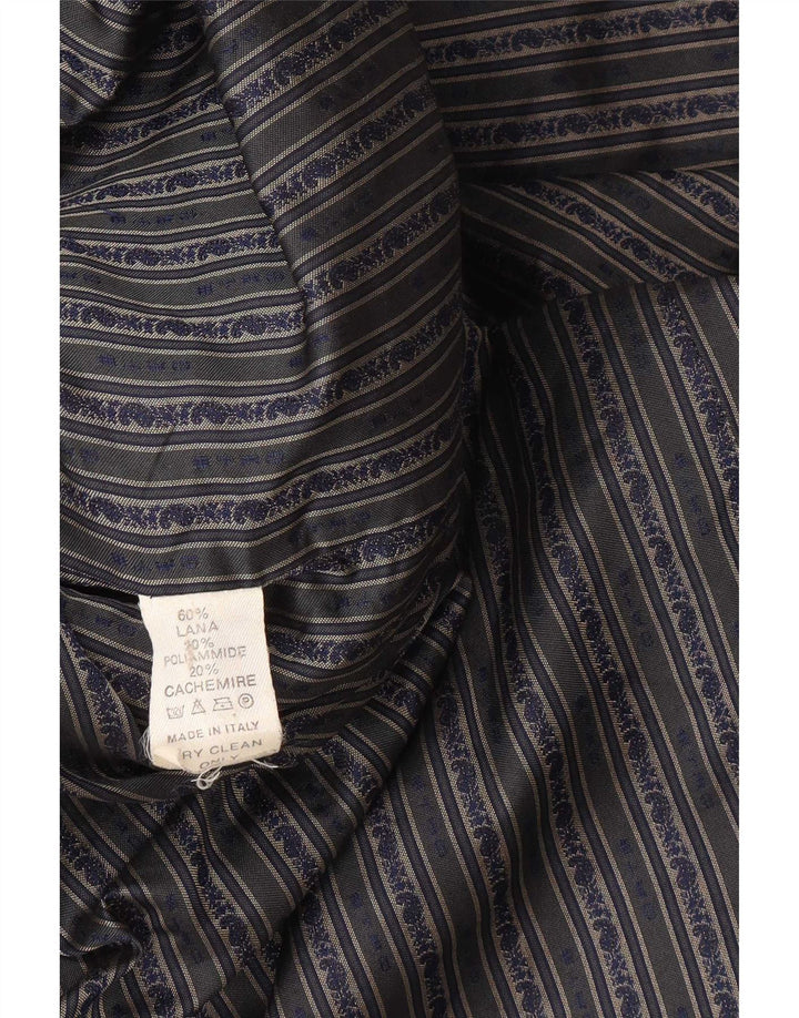 Etro muški kaput s dvostrukim kopčanjem UK 42 XL tamnoplava vuna