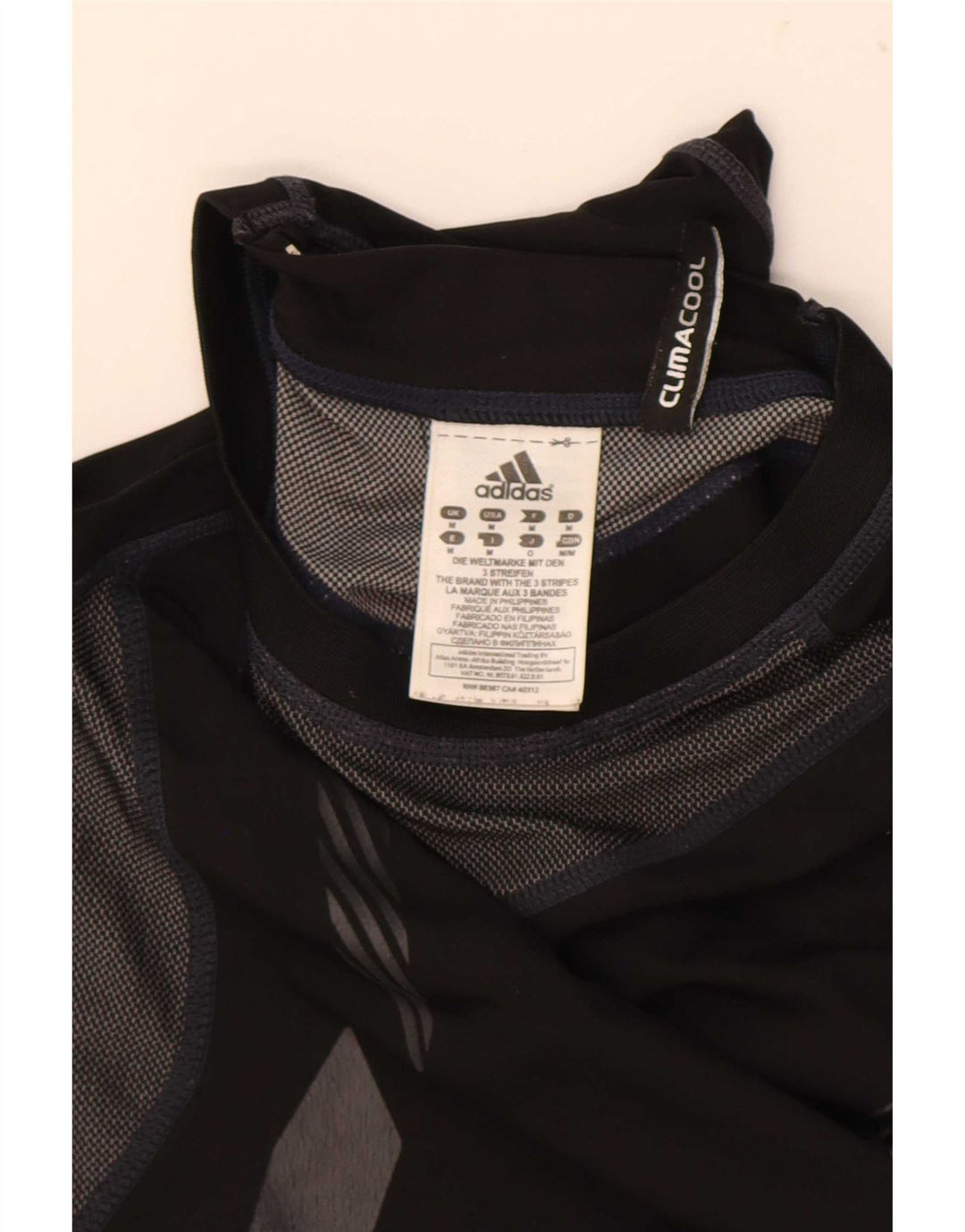 Adidas muški Climacool grafički prsluk srednje crne boje, poliester