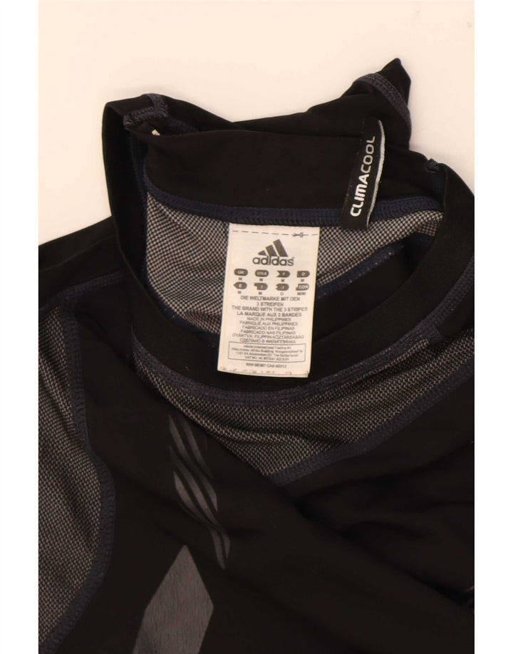 Adidas muški Climacool grafički prsluk srednje crne boje, poliester