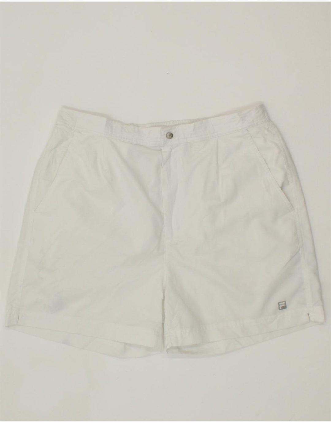 FILA Womens Chino Shorts Large W32  White Polyester Vintage Fila and Second-Hand Fila from Messina Hembry 