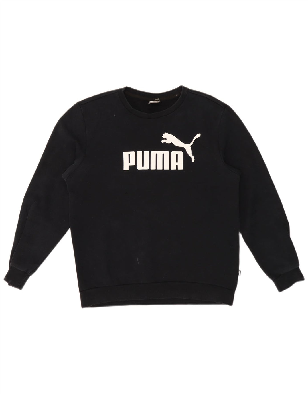 Puma muška trenirka s grafičkim motivima Srednji crni pamuk