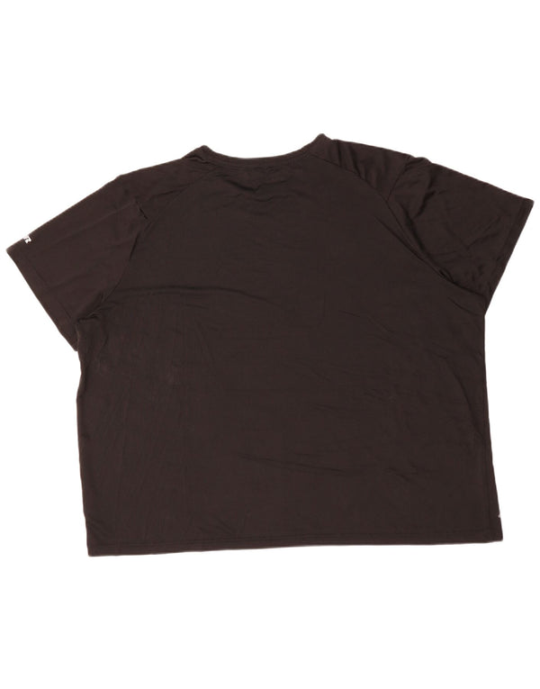 Russell Athletic Mens T-Shirt 2XL Black Polyester