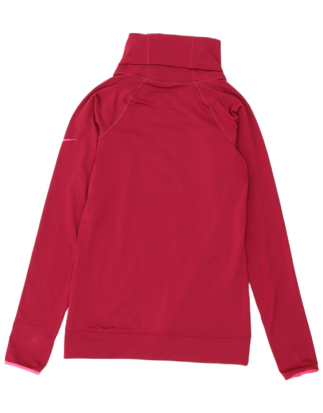 NIKE Ženska majica s rolnim izrezom Dri Fit UK 8, mali ružičasti poliester