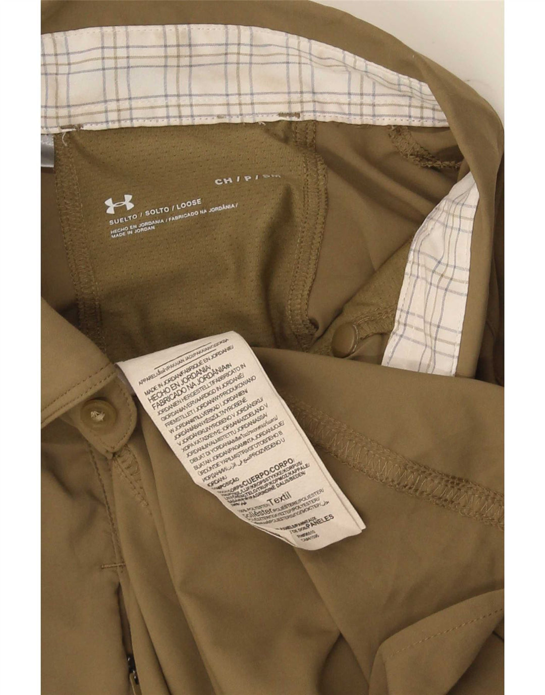 Under Armour muška široka majica malenog kaki poliestera