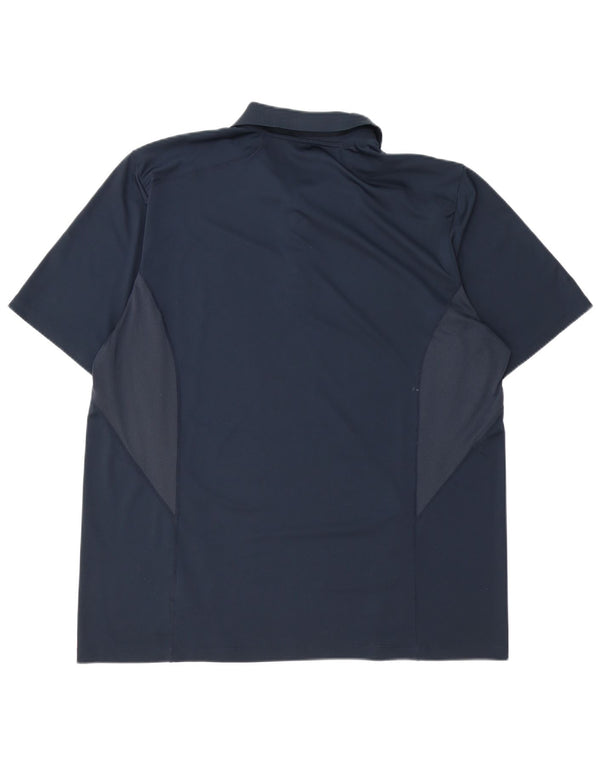 Nike muška polo majica UK 47/48 2XL mornarsko plava poliesterska boja