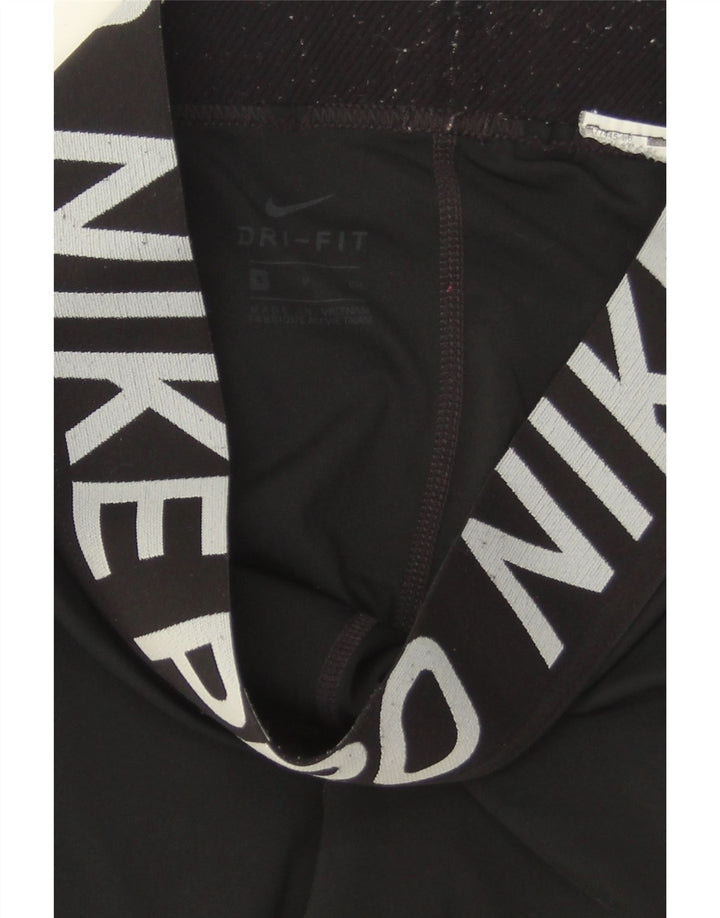NIKE Mens Dri Fit Leggings Small W24 L28 Black Vintage Nike and Second-Hand Nike from Messina Hembry 