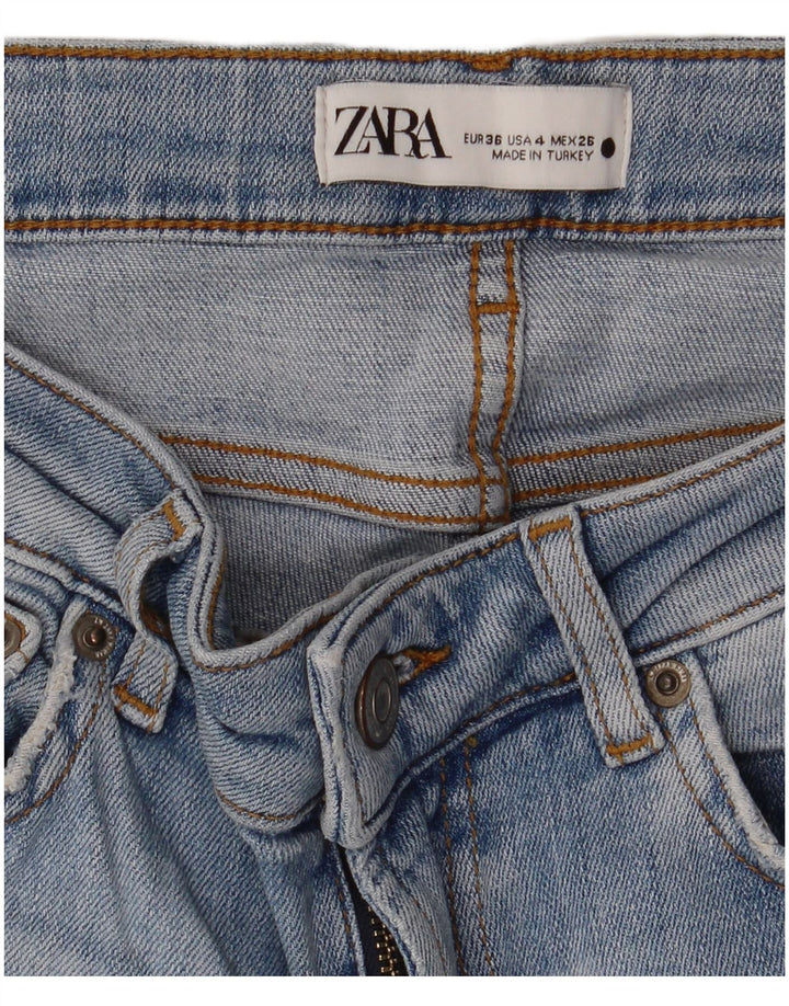 ZARA ženske ravne traperice EU 36 XS W26 L28 plave