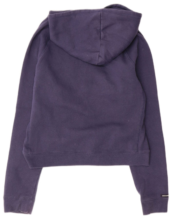 Abercrombie & Fitch Ženska skraćena majica s kapuljačom UK 16 Velika tamnoplava