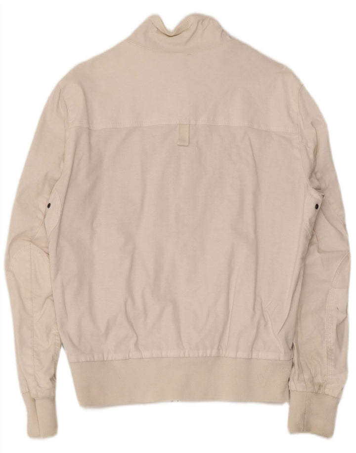 Vintage muška bomber jakna IT 46 Mala bijela viskoza