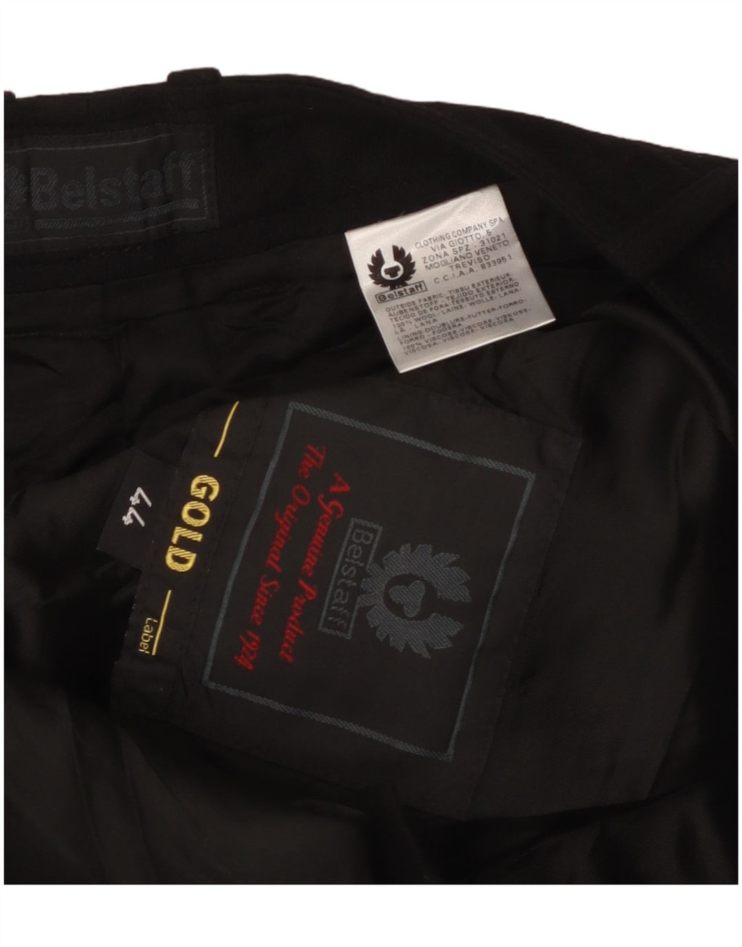 Belstaff ženska grafička olovka suknja IT 44 srednje W30 crna vuna